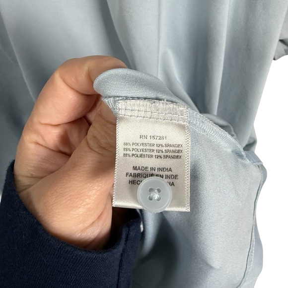 Mizzen + Main Phil Mickelson Men’s Golf Polo in Baby Blue Size XXL - Picture 8 of 9